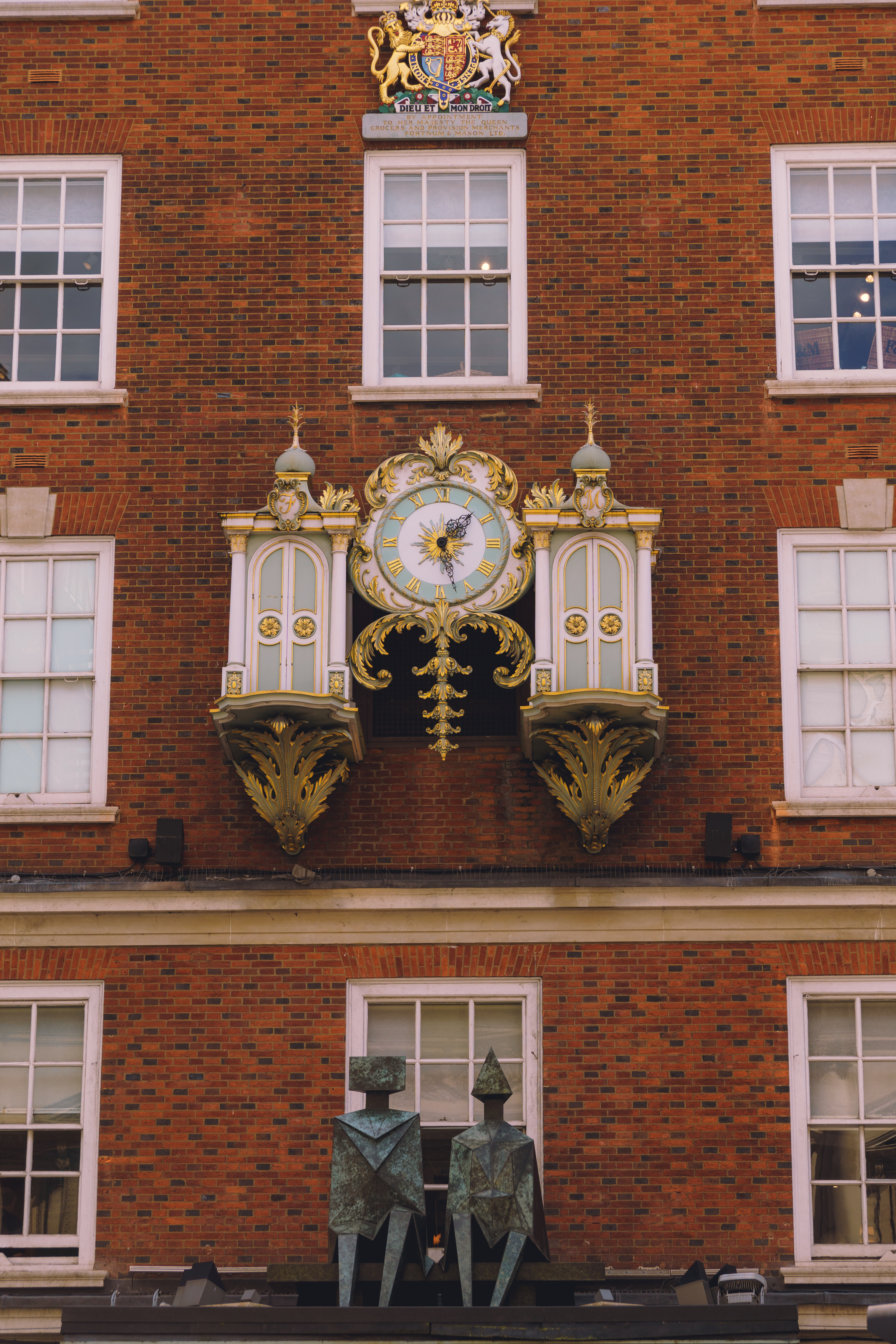 Gold and Green Clock (Close)